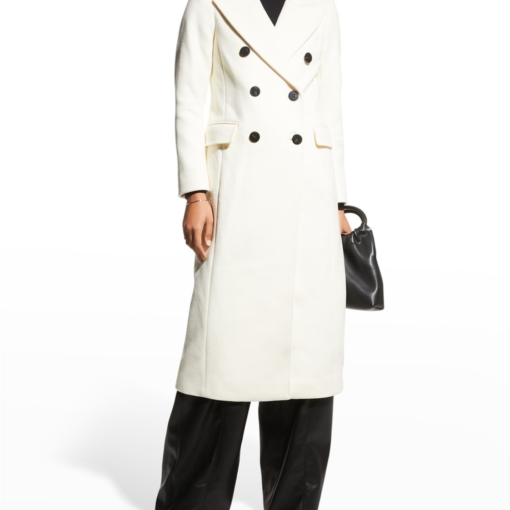 Mackage Coat - Size Medium, white with black buttons. In excellent condition.